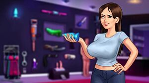 现场#20 视频: Big ass and huge buttplug: A hot summertime adventure in the game A hot summertime adventure in the game