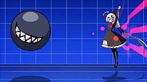 现场#1 视频: Kuromaru and Vatican meet in an animated impregnation scene