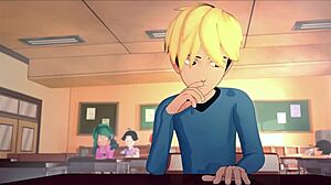 现场#1 视频: A animated girl, in her dream comes three geeky boy for her sexual satisfaction in 3D