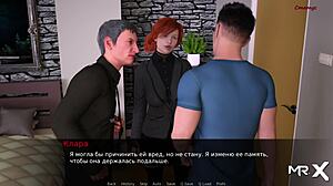 现场#1 视频: 3D animated futanari game with big tits and curvy body.