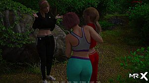 现场#20 视频: 3D animated futanari game with big tits and curvy body.