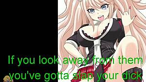 现场#4 视频: Junko Enoshima in a Danganronpa hentai scene, according to Rule 34.