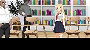 现场#3 视频: NTR lesson in English version with animated teens.