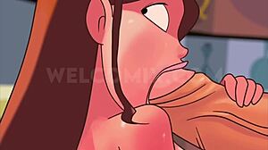 现场#2 视频: Beautiful animation with a naughty theme followed by an amazing facial cumshot