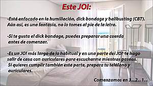 现场#1 视频: Cumbusting and CBT: The crazed steaming hour during a Spanish Femdom’s Solo Session