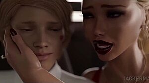 现场#3 视频: Stepmom and son’s 3D game gets very erotic