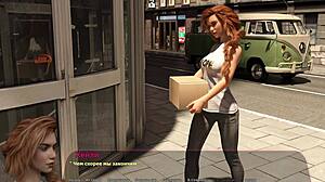 现场#1 视频: Haley’s Story: A animated game with a black protagonist and big cock