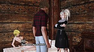 现场#4 视频: Playing a game with a hot girl with big tits
