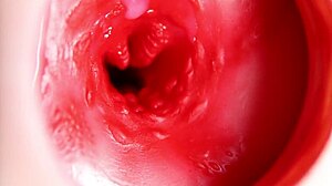 现场#4 视频: Beautiful redhead gets oiled up for deepthroat and pussy sex