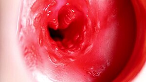 现场#20 视频: Beautiful redhead gets oiled up for deepthroat and pussy sex