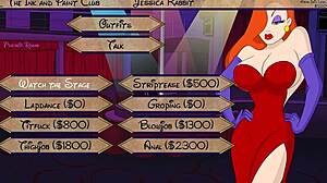 现场#2 视频: 3D animated game with Jessica Rabbit and her big tits