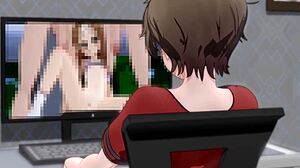 现场#1 视频: Small femdom Nekotoros play with Mantis-X toy in anime style