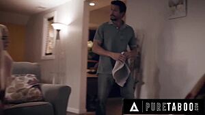 现场#1 视频: Stepdad and teacher team up for a steamy DP action