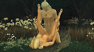 现场#4 视频: Wet and nasty intercourse scene from the parody video of the Sims 4 Witcher