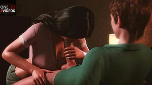 现场#1 视频: Threesome Fun with One 3d Animation: A Group Erotic Fantasy