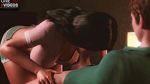 现场#2 视频: Threesome Fun with One 3d Animation: A Group Erotic Fantasy