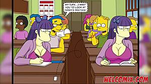 现场#4 视频: Cartoon porn at its finest: The simptoons in a group orgy