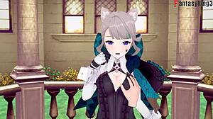 现场#1 视频: Upon request a cute Lynette Ahegao-filled POV animation