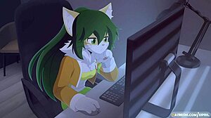 现场#1 视频: Sexy Yiff’s animated twosome with cute furries
