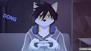 现场#2 视频: Sexy Yiff’s animated twosome with cute furries