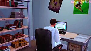 现场#2 视频: Stepbrother and stepsister become involved in an unlawful affair depicted by 3D cartoon interface