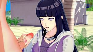 现场#1 视频: Nude Hinata provides the best blowjob in this hentai video