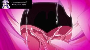 现场#1 视频: A cute girl faces two enormous penis in a Japanese anima with English subtitles