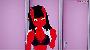 现场#2 视频: Meru the Succubus pleases yourself in POV animation with big booty and anime hóa