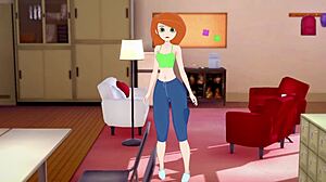 现场#1 视频: Ass bouncing hentai game with big ass kim