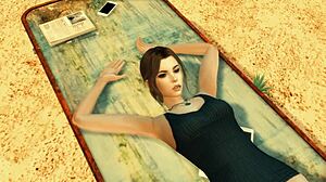 现场#4 视频: That funny American dad’s Roger animated in a great Sims 4 Lara Croft Hentai