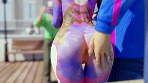 现场#3 视频: DS D.va is ready to provide you with hardcore action Hentai video