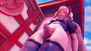 现场#4 视频: DS D.va is ready to provide you with hardcore action Hentai video