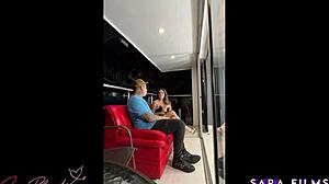 现场#2 视频: Please don’t judge Colombian babe Sara blonde as she humiliates her husband with deepthroat and cumshot
