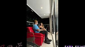 现场#3 视频: Please don’t judge Colombian babe Sara blonde as she humiliates her husband with deepthroat and cumshot